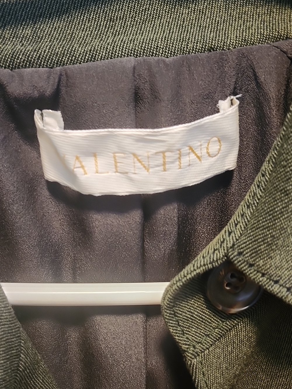 Vintage Valentino Olive Green Jacket